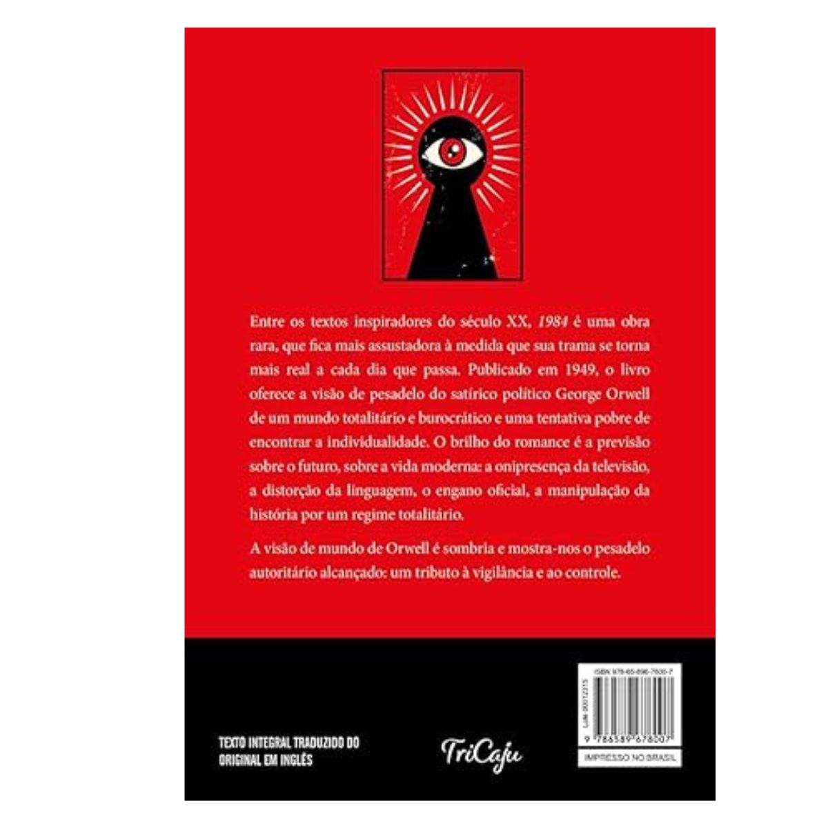 Livro 1984 George Orwell / Tricaju - Ciranda Cultural Livro 1984 George Orwell / Tricaju - Ciranda Cultural